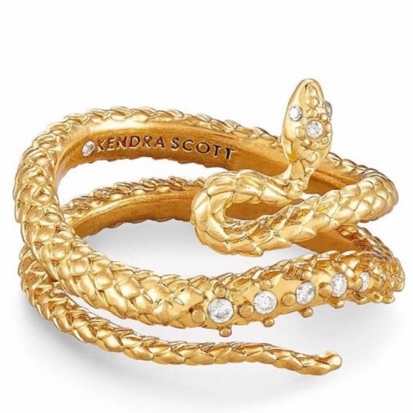 Kendra Scott vintage two pieces snake style signature size 7 Ring & br… - Picture 3 of 15